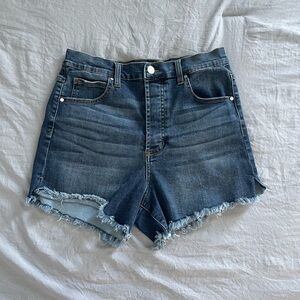 Celebrity Pink Distressed Blue Jean Shorts